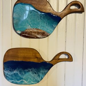 Whale shaped wall hanging