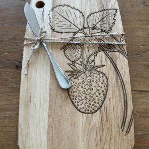 Small Strawberry Board w/spreader