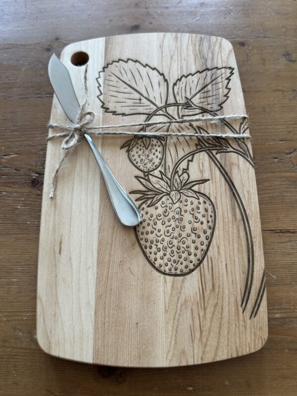 Small Strawberry Board w/spreader